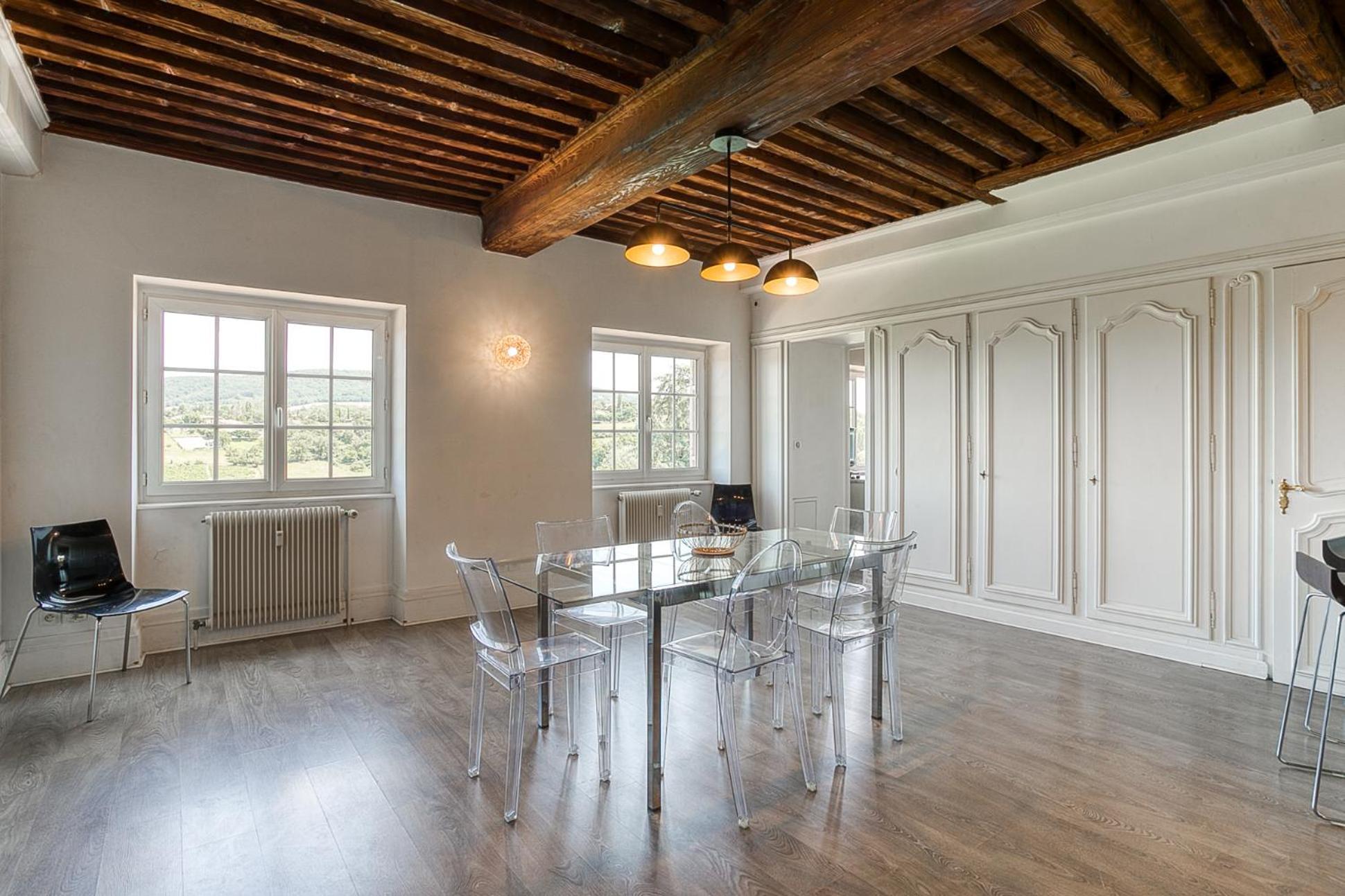 Sejourner Au Chateau De La Roue Grand Appartement Lissieu المظهر الخارجي الصورة