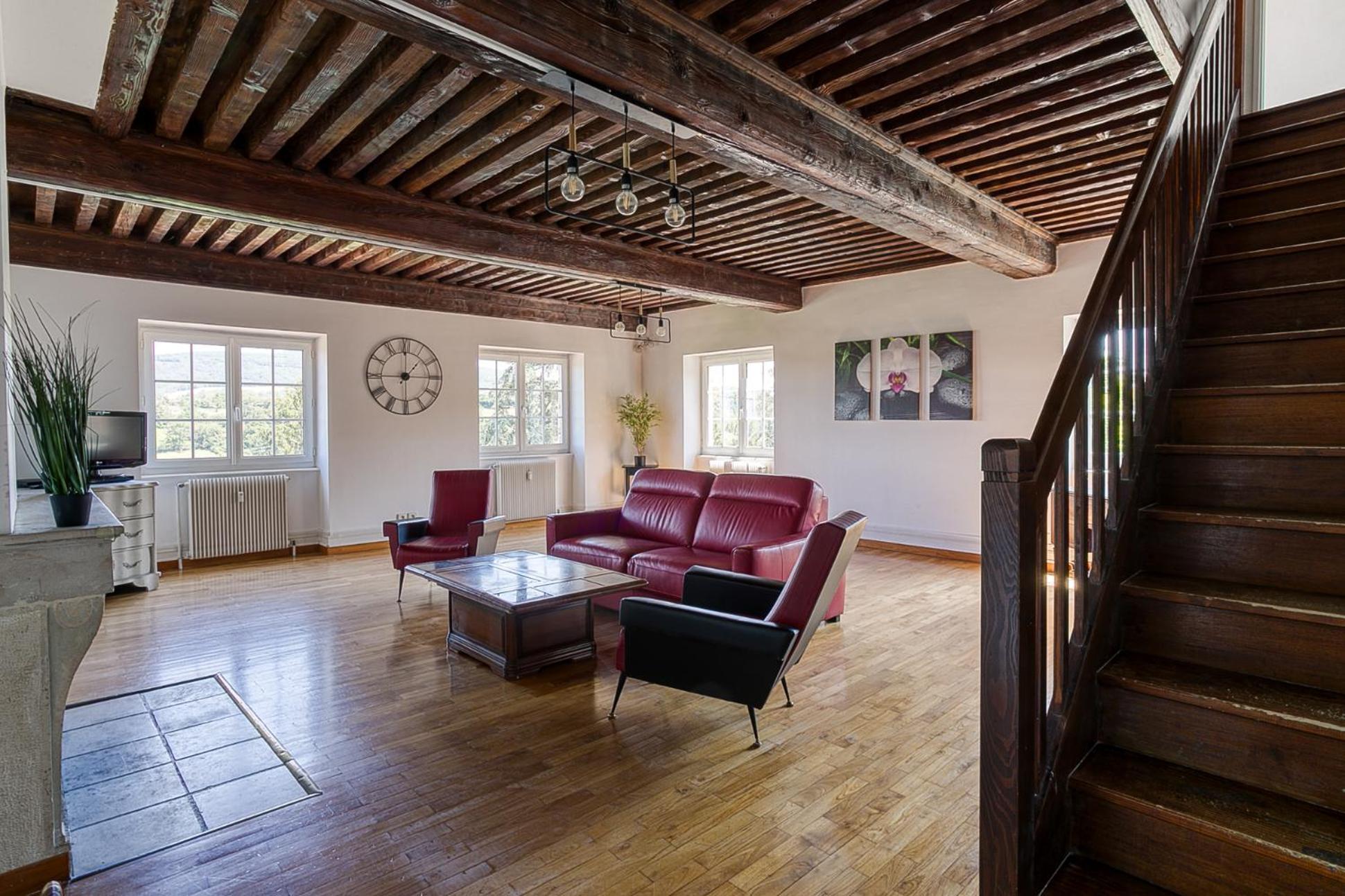 Sejourner Au Chateau De La Roue Grand Appartement Lissieu المظهر الخارجي الصورة